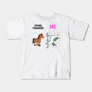 Funny Manager Unicorn Others You Kids T-Shirt